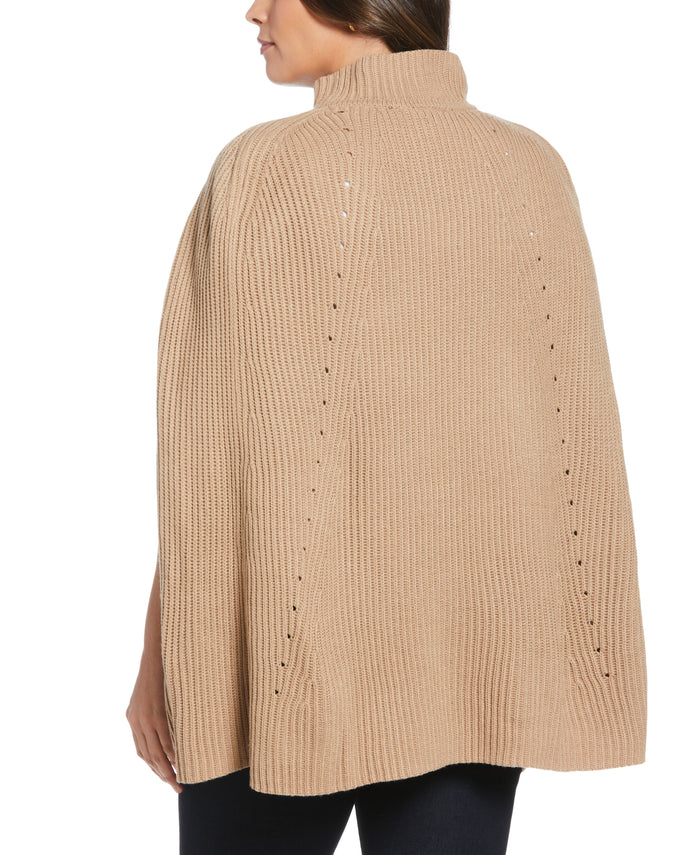 Poncho Sweater (Dark Safari)