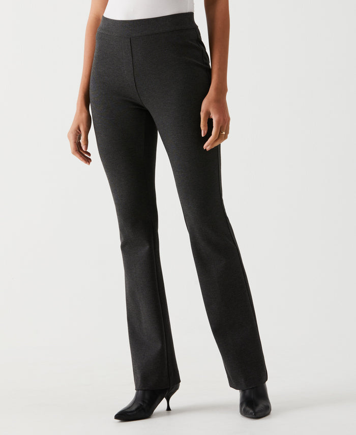 Boot Cut Pull-On Pant (Charcoal Tweed Heather)