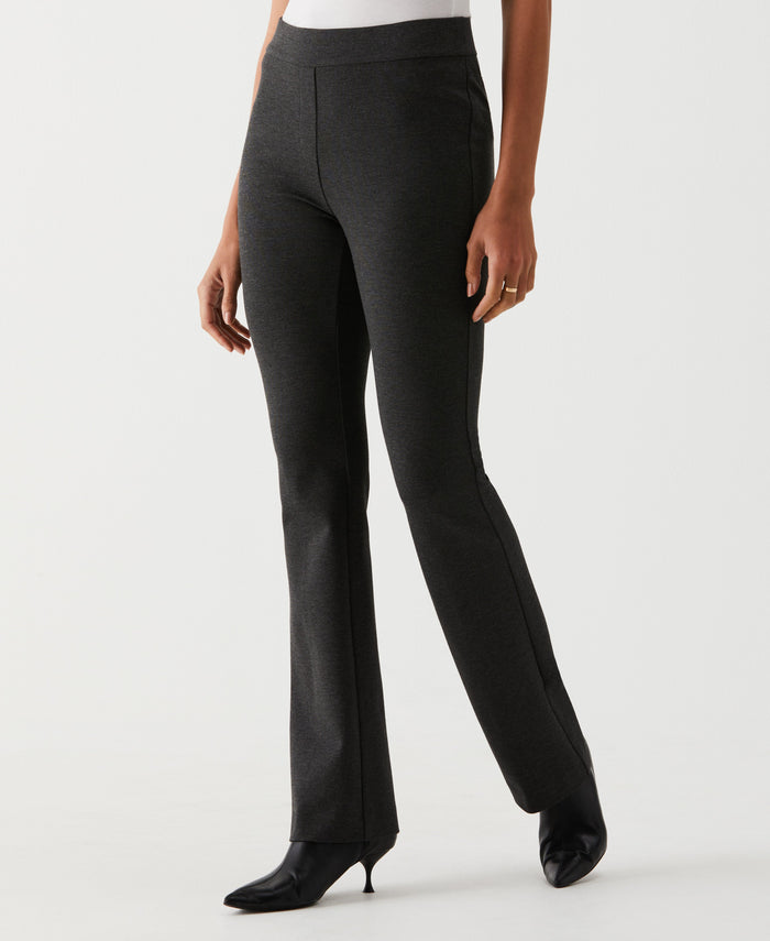 Boot Cut Pull-On Pant (Charcoal Tweed Heather)