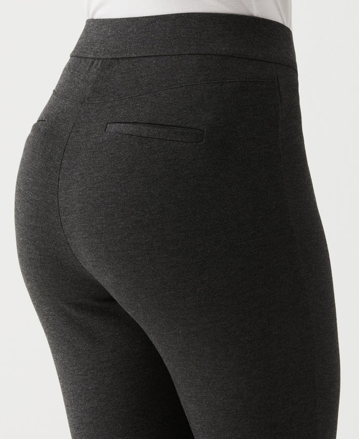 Boot Cut Pull-On Pant (Charcoal Tweed Heather)