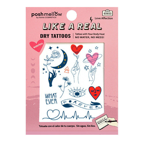 Posh Mellow Like A Real Dry Tattoo Stickers