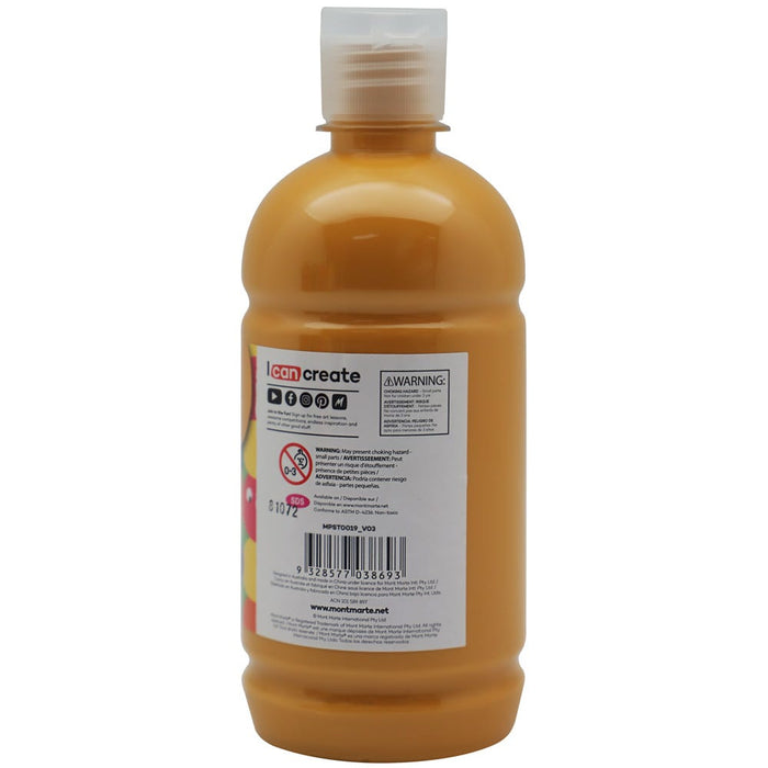 Poster Paint 500ml (16.91 US fl.oz) - Yellow Ochre