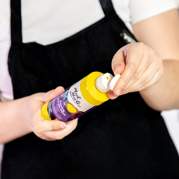 Pouring Acrylic Paint Premium 240ml (8.12 US fl.oz) - Bright Yellow