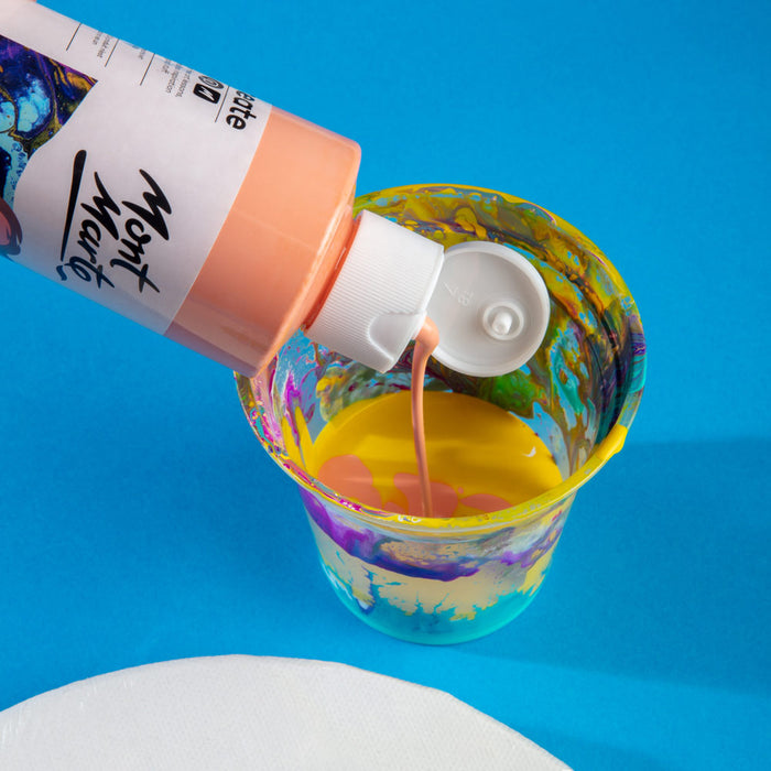 Pouring Acrylic Paint Premium 240ml (8.12 US fl.oz) - Coral