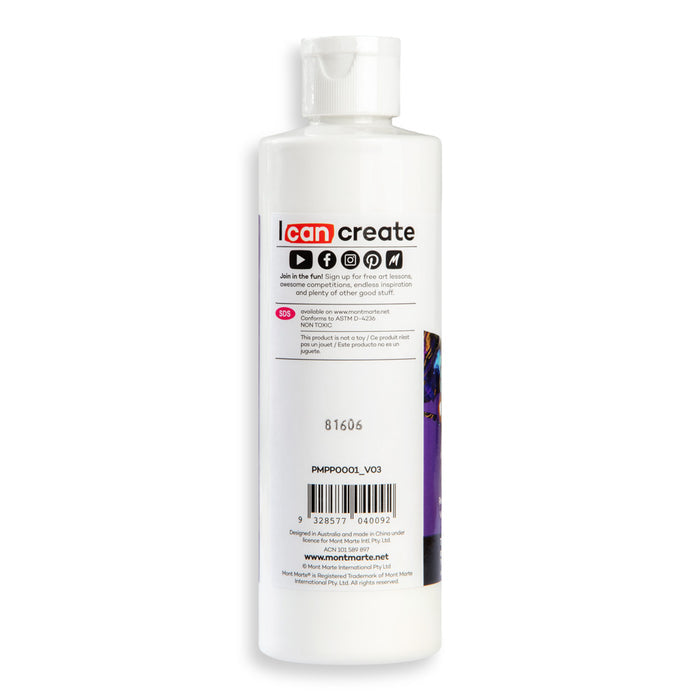 Pouring Acrylic Paint Premium 240ml (8.12 US fl.oz) - Titanium White