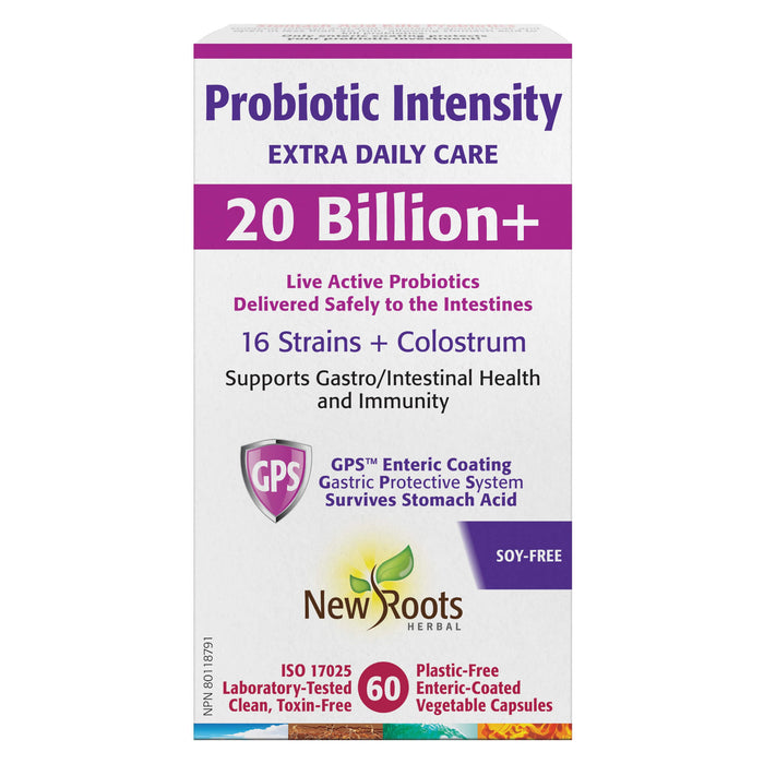 Box of New Roots Probiotic Intensity 60 Vegetable Capsules