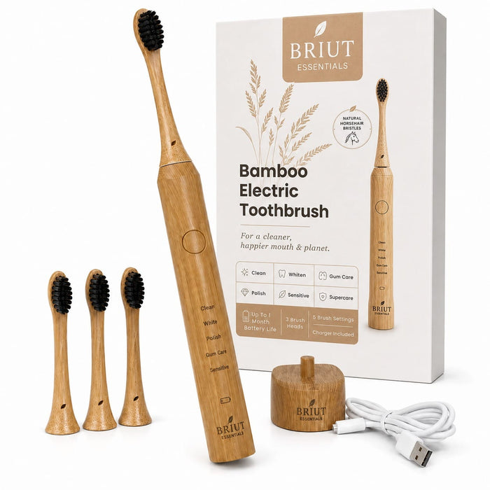 Pure Sonic Bamboo & Horsehair Toothbrush