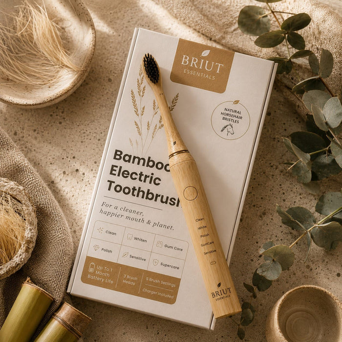 Pure Sonic Bamboo & Horsehair Toothbrush