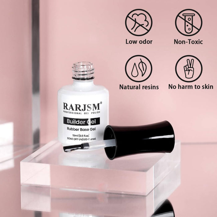 RARJSM ® Clear Transparent 6 in 1 Builder Gel | 15ml