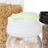 ReCap 'POUR' Lid with Carry Loop - Easy Pour Spout Mason Jar Lid (Regular Mouth)