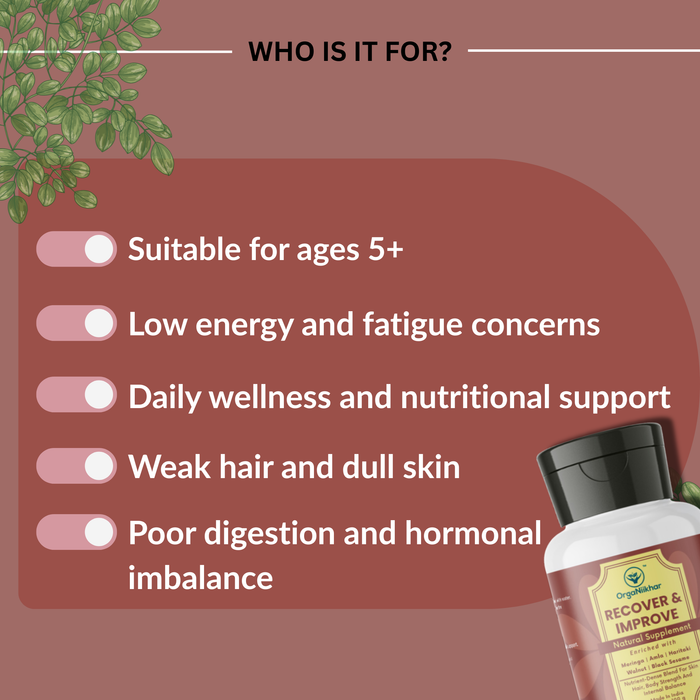 Recover & Improve - Natural Supplement