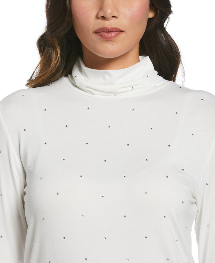 Rhinestone Turtleneck (Snow White)