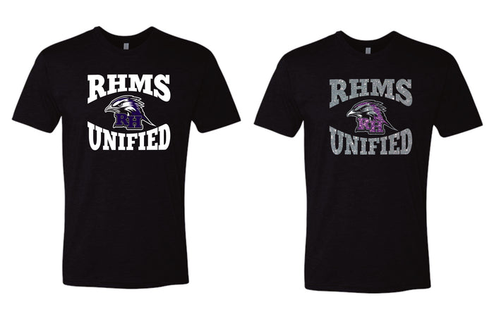RHMS UNIFIED Unisex, Ladies, Youth CVC Tee- Matte and Glitter