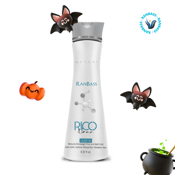 RICO NANO _ LEAVE-IN 8.12 FL. OZ _ ALL STEPS ARE SULFATE-FREE AND FEATURE COLOR SAFE TECHNOLOGY.