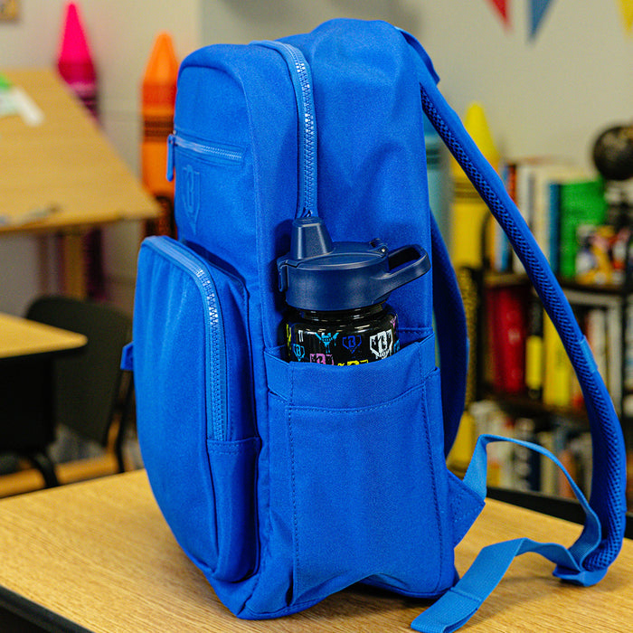Royal Blue Rotation backpack — back view