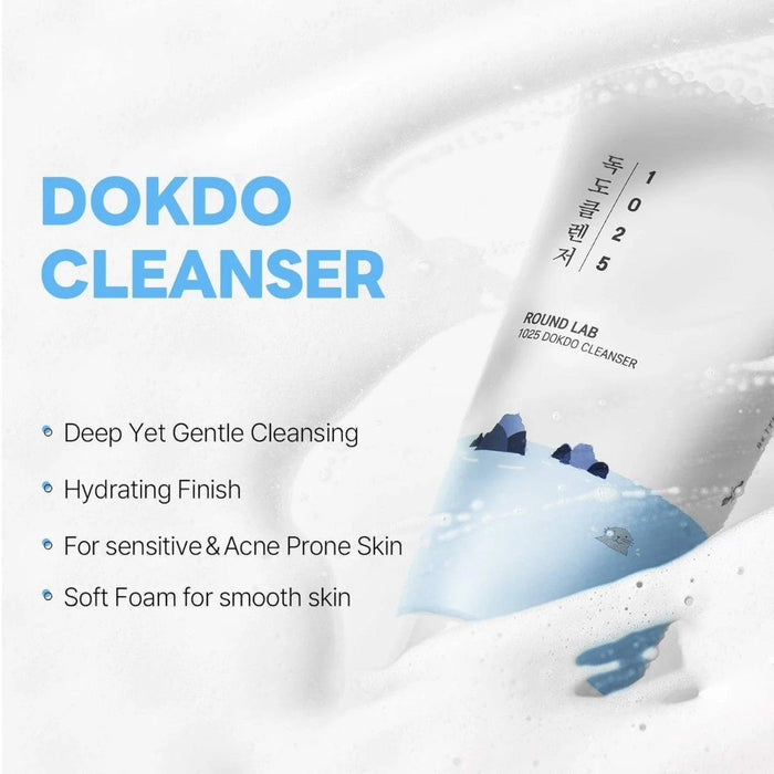 Round Lab 1025 Dokdo Cleanser – Skin Care | Korean Skincare Canada - VGLE Beauty