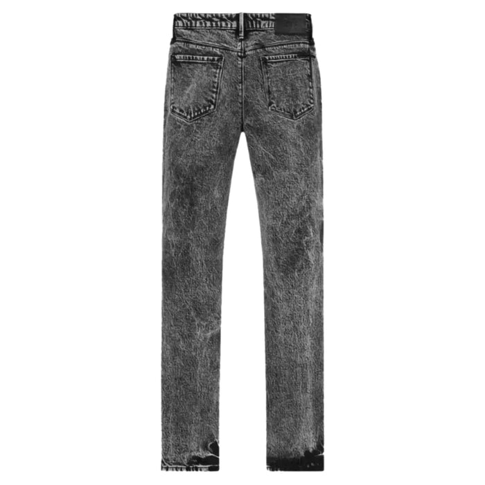 RTA Bryant I Flower Acid Wash Jeans Black/Grey