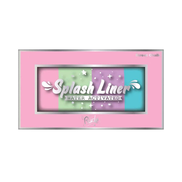Rude Splash Water Activated Liquid Liner Palette 4 Colors 0.705oz/ 20g