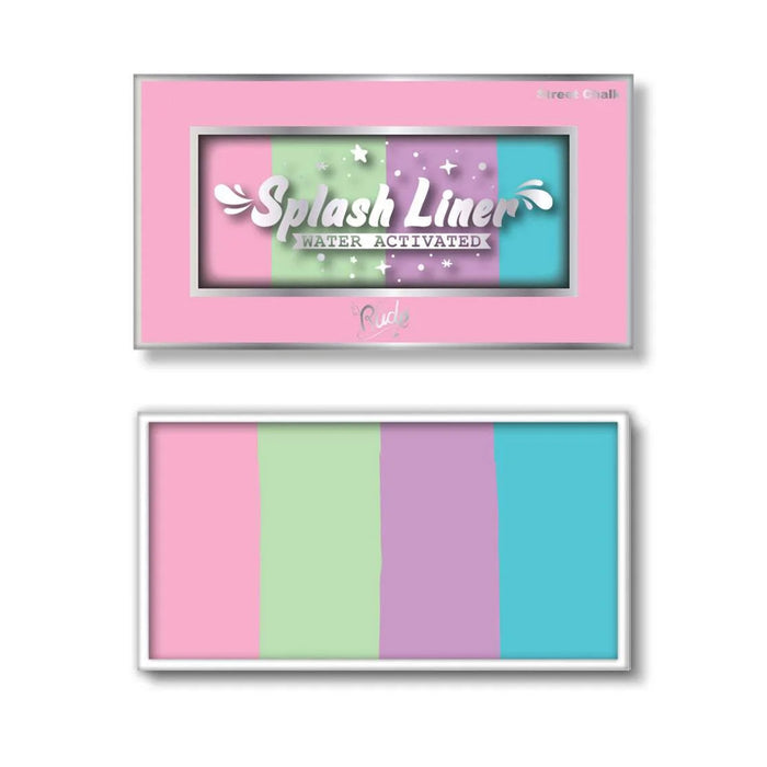 Rude Splash Water Activated Liquid Liner Palette 4 Colors 0.705oz/ 20g