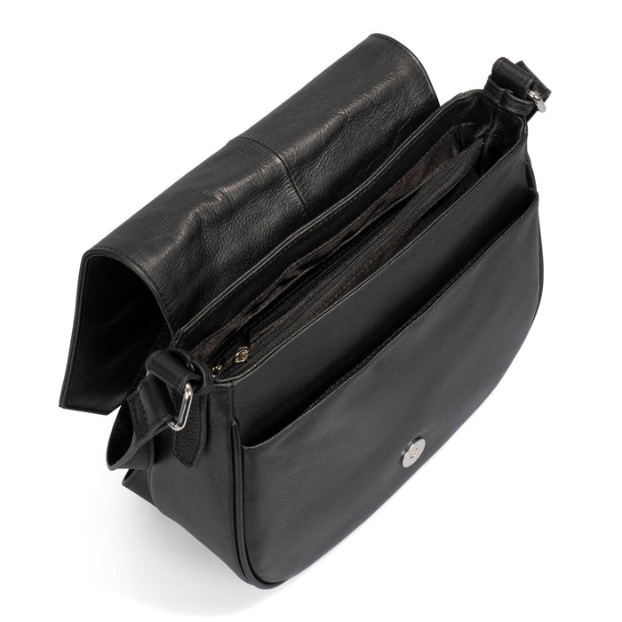 Saddle Crossbody Bag | RFID - Bentley