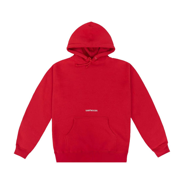 Saintwoods SW Logo Hoodie Red