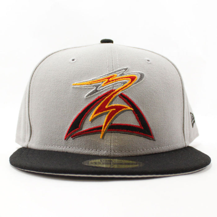 SALEM-KEIZER VOLCANOES New Era 59Fifty Fitted Hat (Gray Black Gray Under Brim)