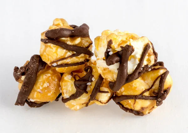Salted Caramel Drizzle Popcorn