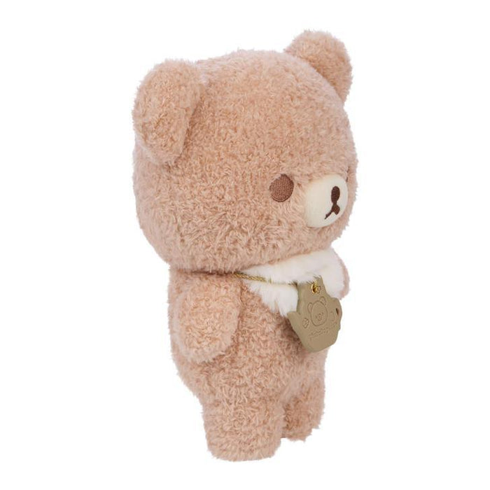 San-X Rilakkuma Chairoikoguma Tea Party Standing Plush Toy 8 in