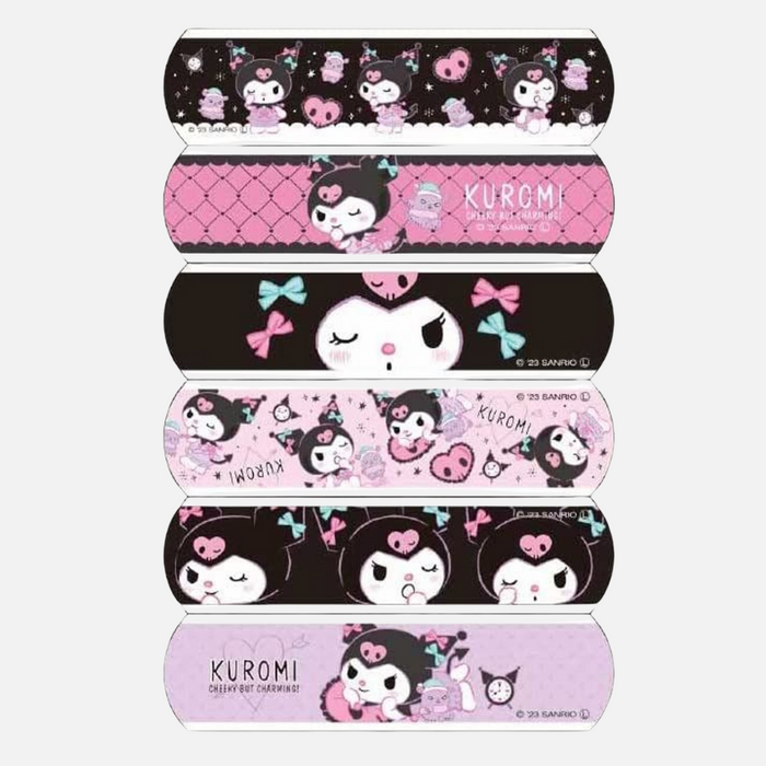 Sanrio Cute Aid Bandages Kuromi 18pcs