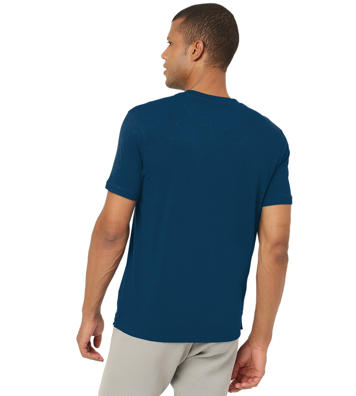Sapphire Blue Henley 2.0 - Half Sleeves (Pack Of 1)