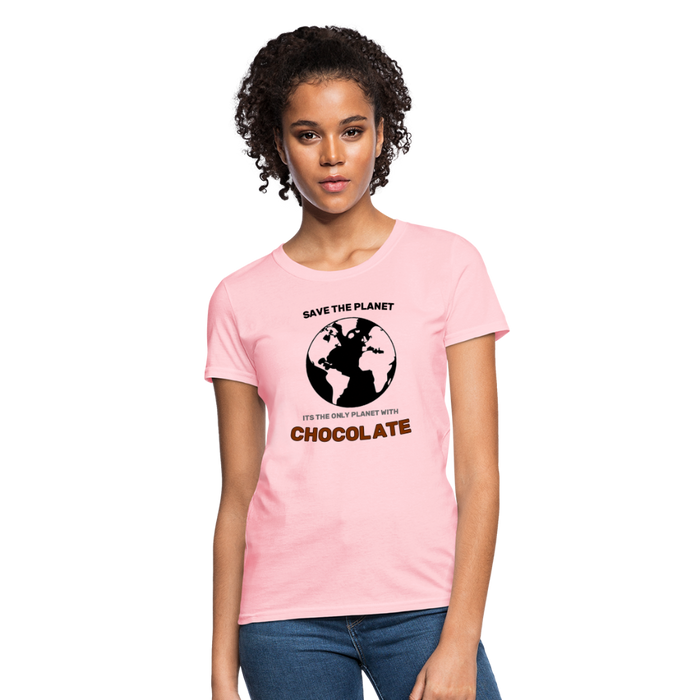 Save The Planet !, Its The Only One With Chocolate - pink