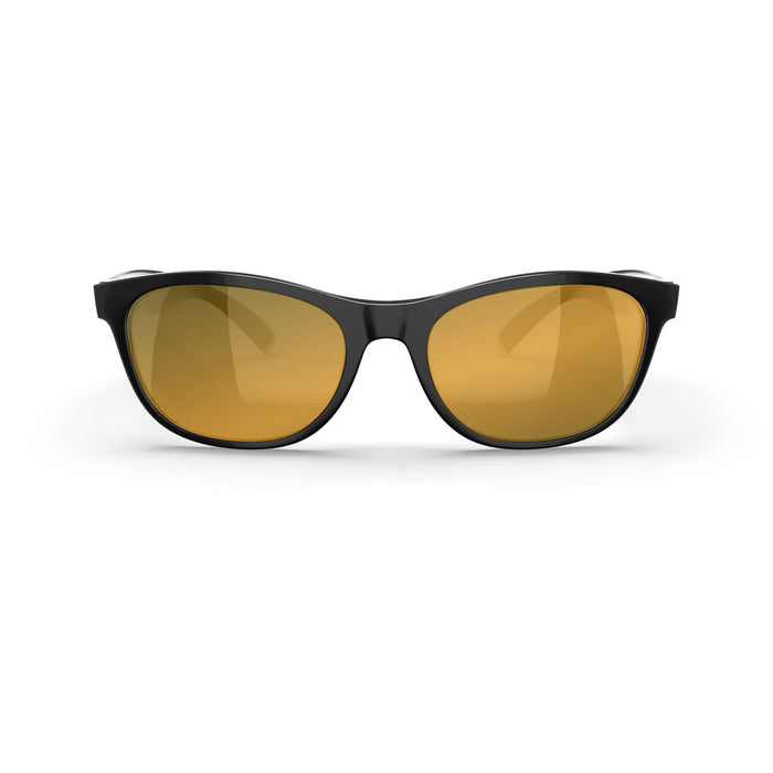 Single Vision / Solid Smoke / Gold Mirror