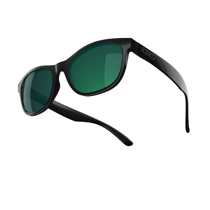Single Vision / Solid Smoke / Green Mirror