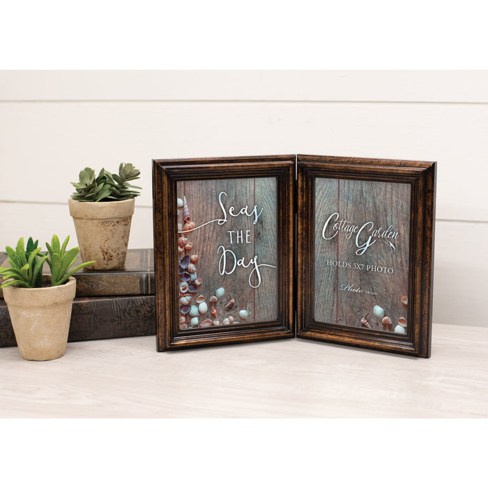 Hinged frame oh home countertop