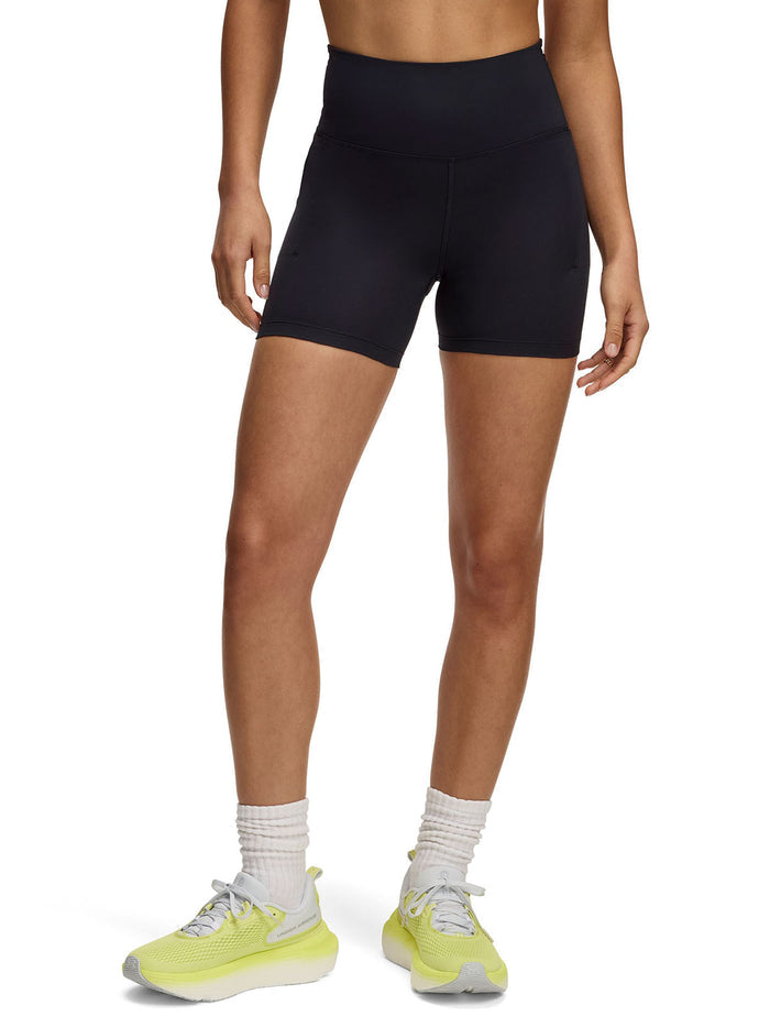 Shorts UA Launch Elite 4¿ negro para mujer