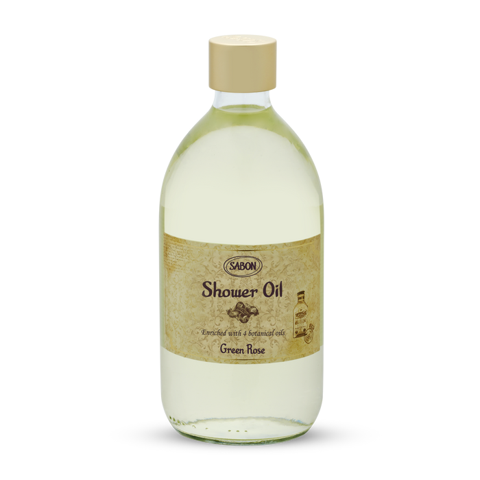 Shower Oil Green Rose 17.5 oz (500mL)