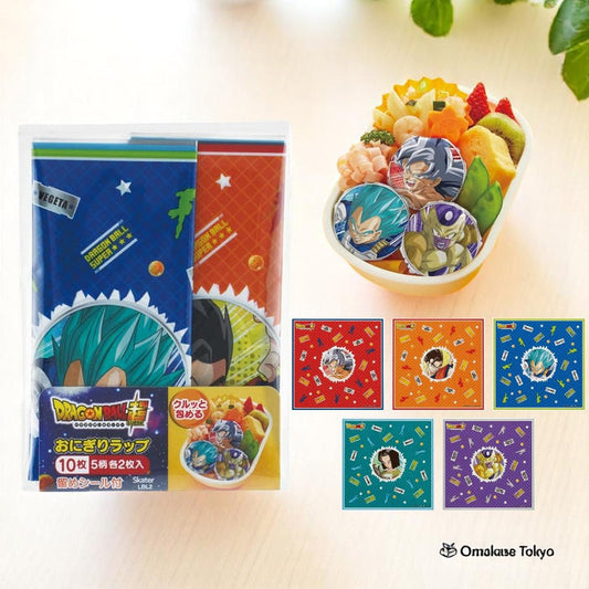Skater Dragon Ball Super Onigiri Rice Ball Wrap 10 Pieces