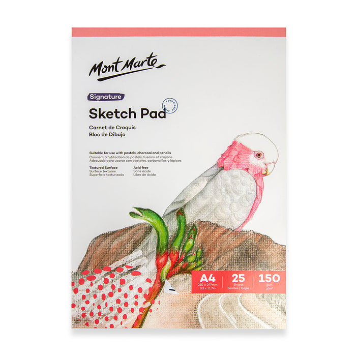 Sketch Pad Signature 150gsm 25 Sheet A4 210 x 297mm (8.3 x 11.7in)