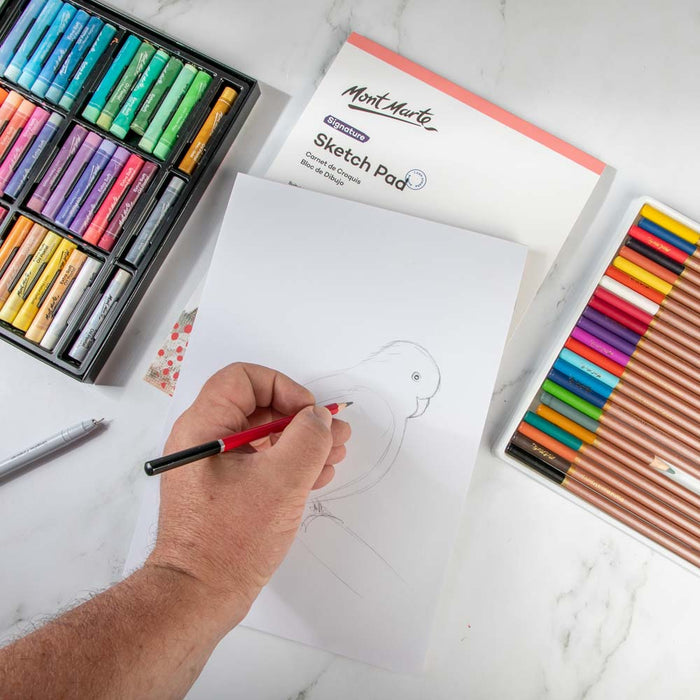 Sketch Pad Signature 150gsm 25 Sheet A4 210 x 297mm (8.3 x 11.7in)