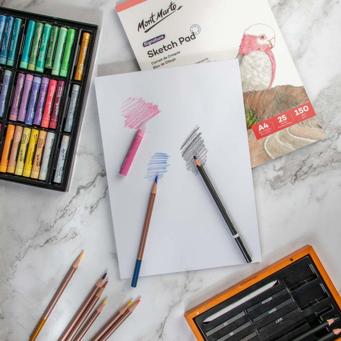 Sketch Pad Signature 150gsm 25 Sheet A4 210 x 297mm (8.3 x 11.7in)