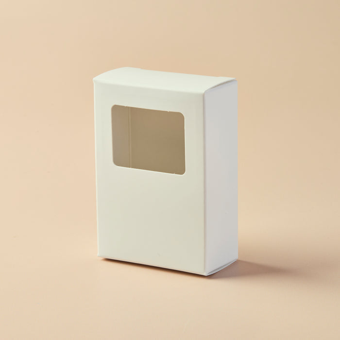 Soap Box - Rectangle Window (WHITE COLOR)