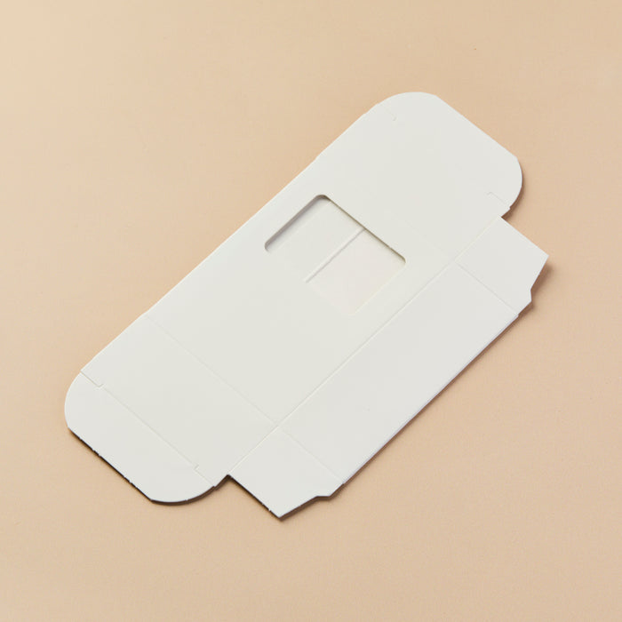 Soap Box - Rectangle Window (WHITE COLOR) - close-up
