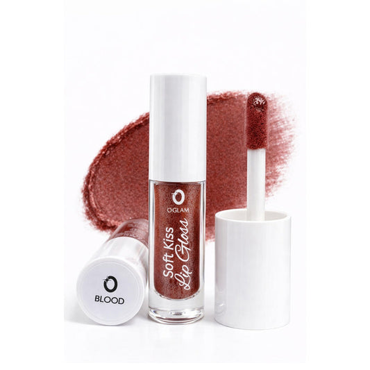 Soft Kiss Lip Gloss by O Glam - BLOOD