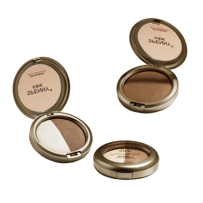 SPENNY Double-color Highlighter & Contouring Makeup Palette T5698
