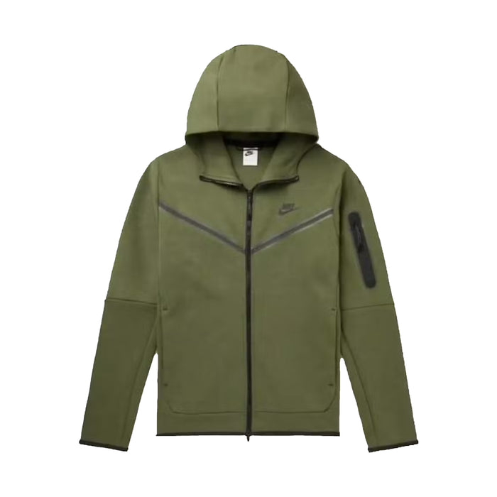 Nike Sportswear Tech Fleece Full-Zip Hoodie Rough Green Black