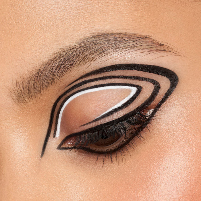 Stila Stay All Day® Dual-Ended Waterproof Liquid Eye Liner: Two Colours - Intense Black and Snow