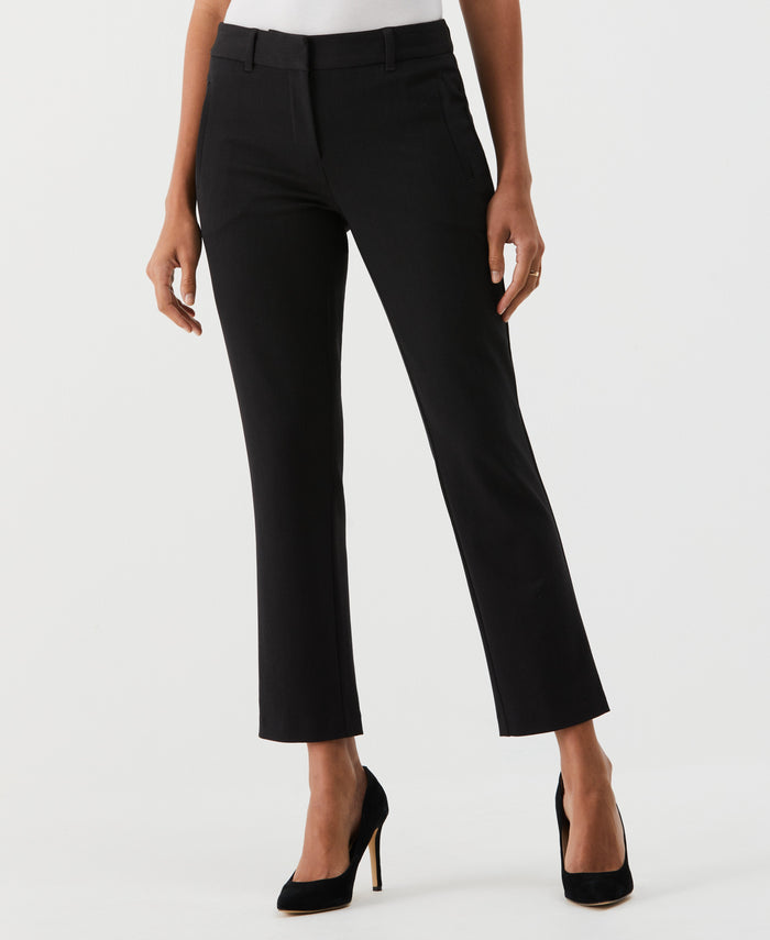 Straight Leg Ankle Pant (Graphite)