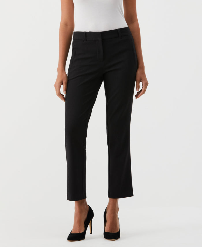 Straight Leg Ankle Pant (Graphite)