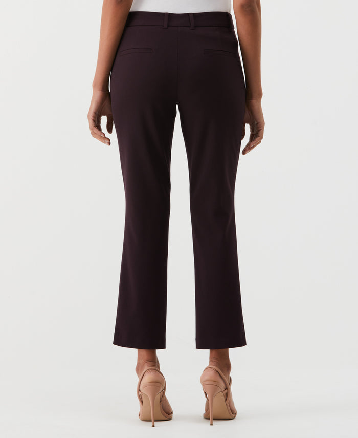 Straight Leg Ankle Pant (Vintage Wine)