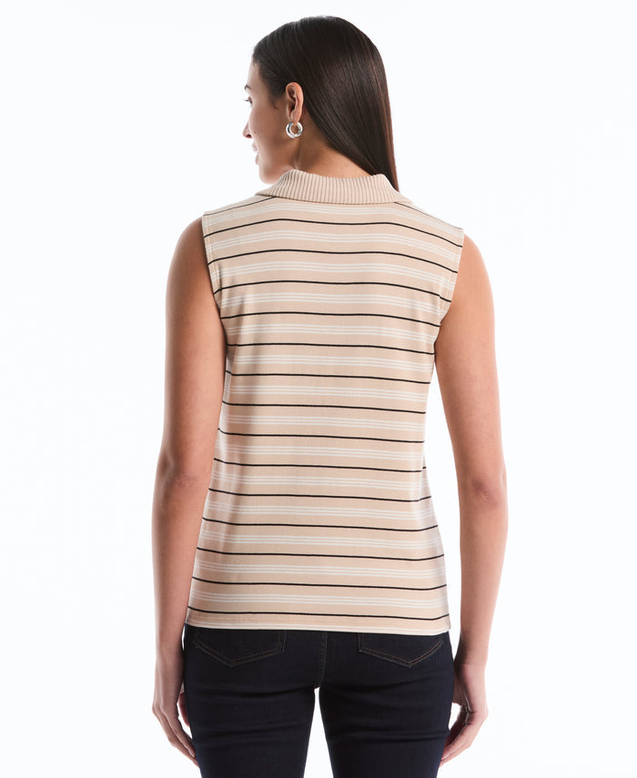 Stripe Polo Top (Moonlight)